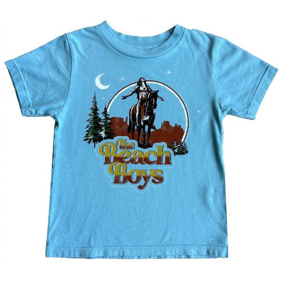 NEW ROWDY SPROUT boy's beach boys tee in blue sky - Picture 1 of 1